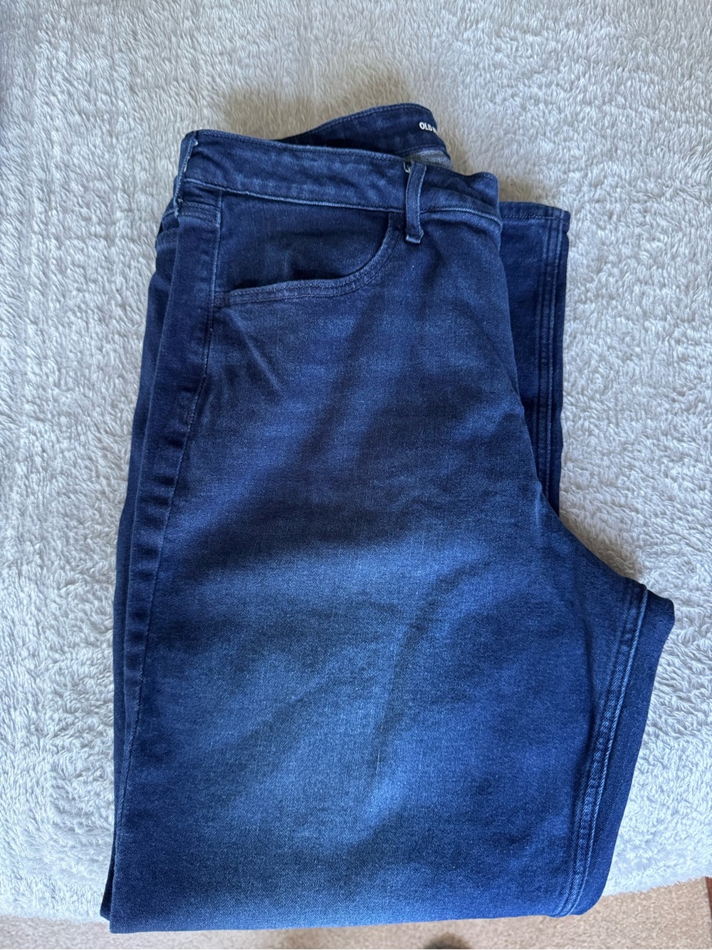 Old Navy Women's Dark Blue Wide-Leg Jeans